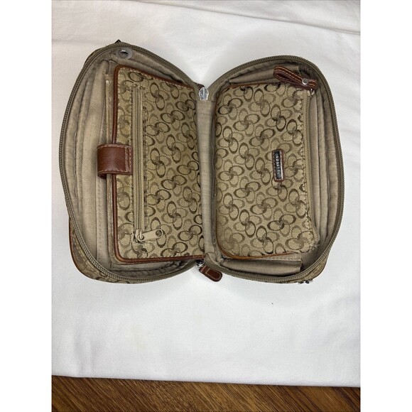 Rosetti Purse Wallet Set Lot 2 Crossbody Shoulder Bags Brown Green Womens - Picture 11 of 16